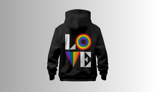 LOVE - Regular size premium hoodie