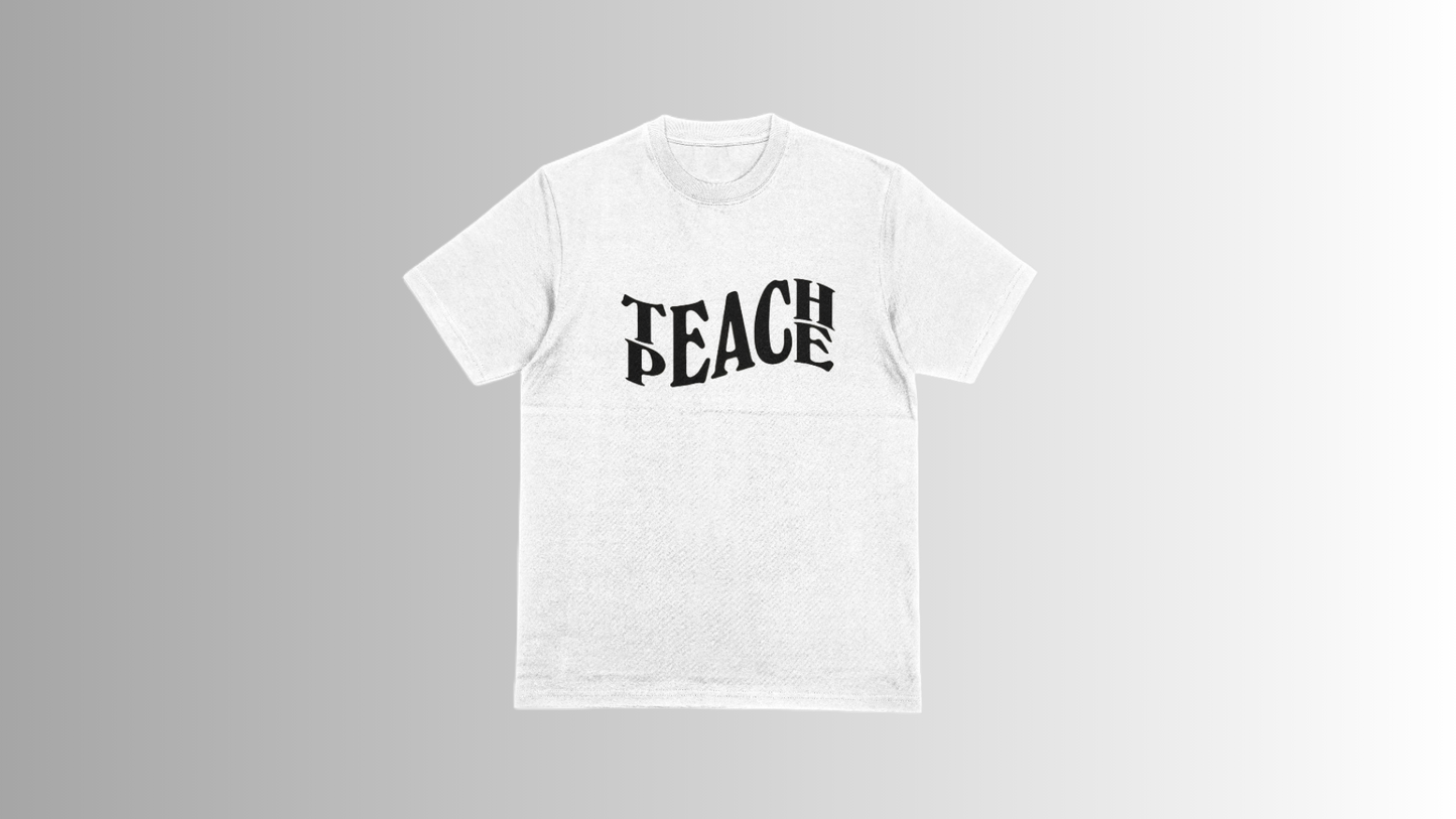 PEACH/TEACH -  Regular fit T-shirt