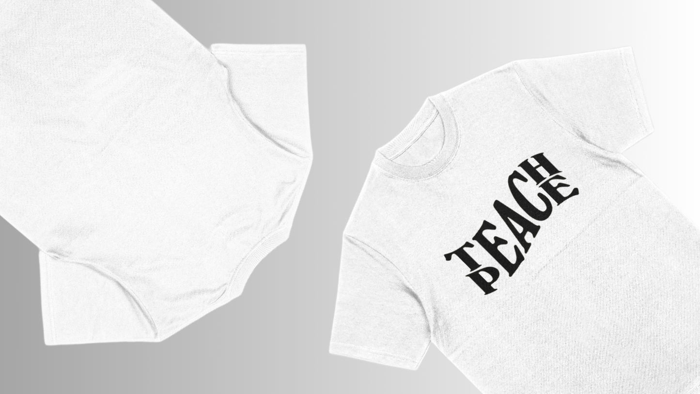 PEACH/TEACH -  Regular fit T-shirt